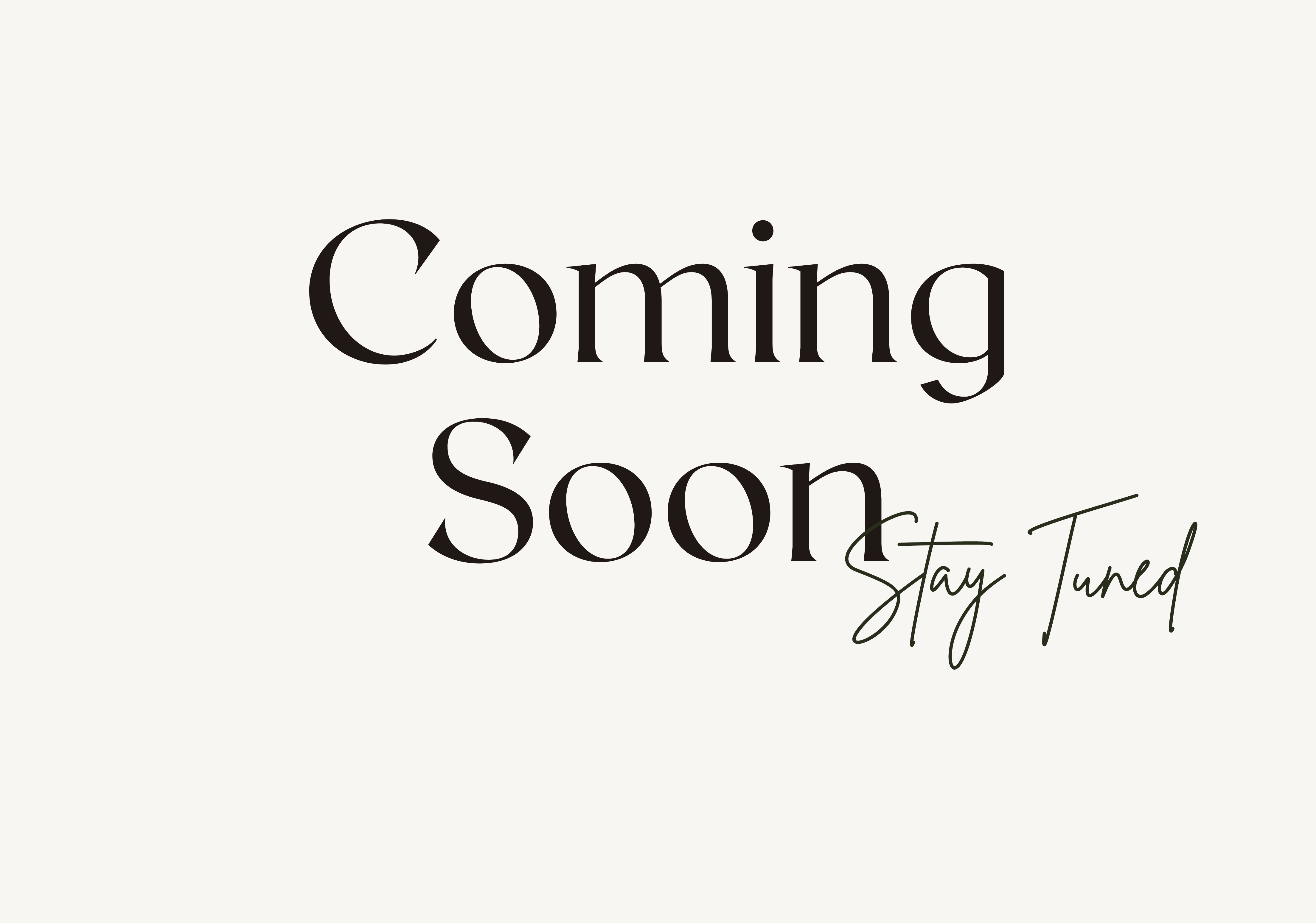 COMING SOON